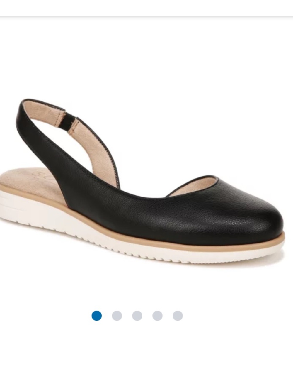 Soul Naturalizer Idea-Dorsay black flats NEW 7‎ wide